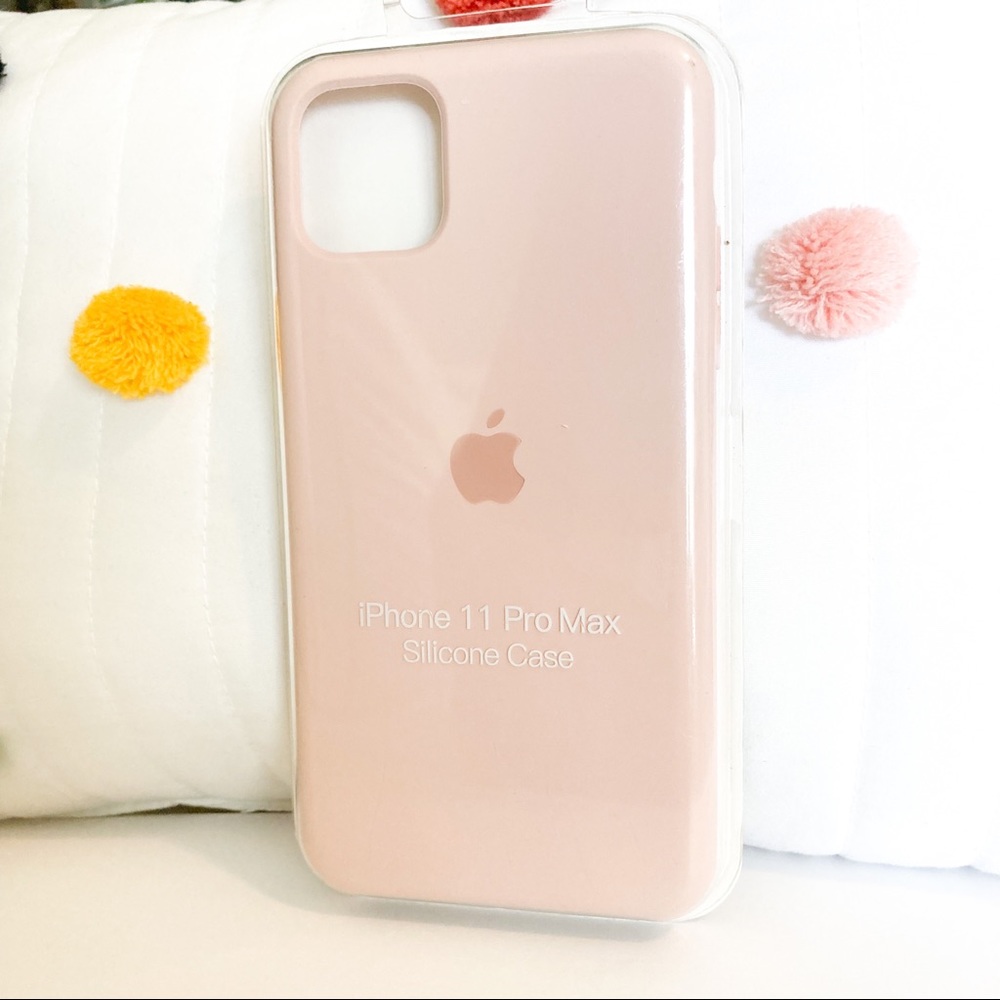 iPhone 11 Pro max blush pink silicone case🆕